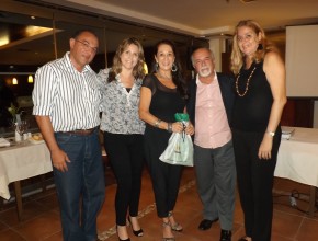 Márcio Guedes da ABIH-RN, Adriana Ferreira do SERHS, Gina Robinson, a secretária de turismo do RN, Fernando Bezerril ,secretário de turismo de Natal e Cristina Lira  