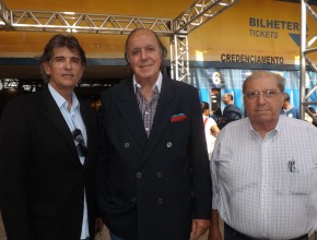 Presidente do Sindetur-BA, Luis Augusto Leão, presidente da Fenactur, Michel Tuma Ness