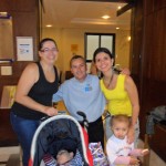 Cristina Gonçalves N. Bertolla, mãe do Murilo, Márcio Antonio Ferreira dos Santos, garçom do restaurante Giallo (TRYP Higienópolis) e Desiree Cristina M.M. Tupinambá, mãe da pequena Alicia.