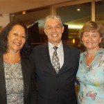 Presidente da Asthep, Greice Medeiros, Carlos Dezen e Suzane Hammer