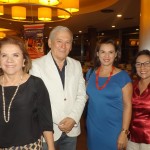 Presidente da ABAV-RN, Diassis Rosado, Gilberto da TAP, a subsecretária de turismo do RN, Solange Portela e Ana Gouveia