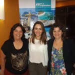 Vice presidente do Sindetur-RN, Decca Bolonha, diretora da FRT, Danielle Meirelles e a presidente da Emprotur, Ana Maria Costa