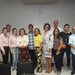 Presidente da ABAV-RN e vice presidente com agentes de viagens