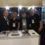 Equipe Wish Iguassu resort, com o gerente geral, Bruno Ribeiro, Lourdes Zeni e o diretor Artur Sarandy