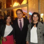 A subsecretária de turismo do RN, Solange Portela, o presidente da Embratur, Vinicius Lummertz e a presidente da Emprotur, Ana Maria Costa