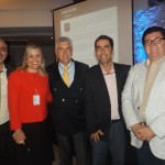 Presidente do grupo Vila Galé, Jorge Rebelo de Almeida com diretor do Ocean, Sergio Gaspar e Andrezza Varela da equipe do hotel Ocean