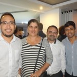 Christiane Alecrim da Setur- Natal com David Freire , assessor de imprensa do Ministério Público e o jornalista Wendel Paiva