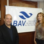 Abdon Gosson, o presidente e Michelle Pereira, vice presidente