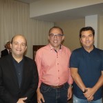 Presidente da ABAV-RN,Abdon Gosson, diretor da ABIH-RN, Márcio Guedes e o secretário de turismo do RN, Ruy Gaspar