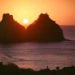 Por do sol em Fernando de Noronha