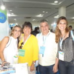 Mena Motta da Grou Turismo com  Pedro Holanda, superintendente comercial  do hotel Sun Bay  e Cristiane Weber , superintendente comercial adjunta do Sun Bay hotel na Pipa