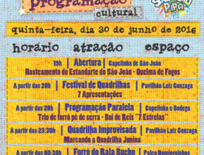 PROGRAMAÇÃO QUINTA