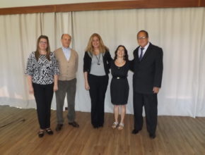 Fatima Midões, sr, Regis Correa, esta colunista, Maria Jovita e João Gilberto Oliveira