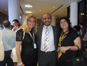 Esta colunista,  Alejandro Peláez, diretor do ProColombia Brasil e Milagros do Peru