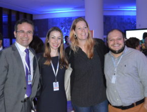 Luigi Rotunno, Claudia Martinelli, Greetje e Augusto Rocha